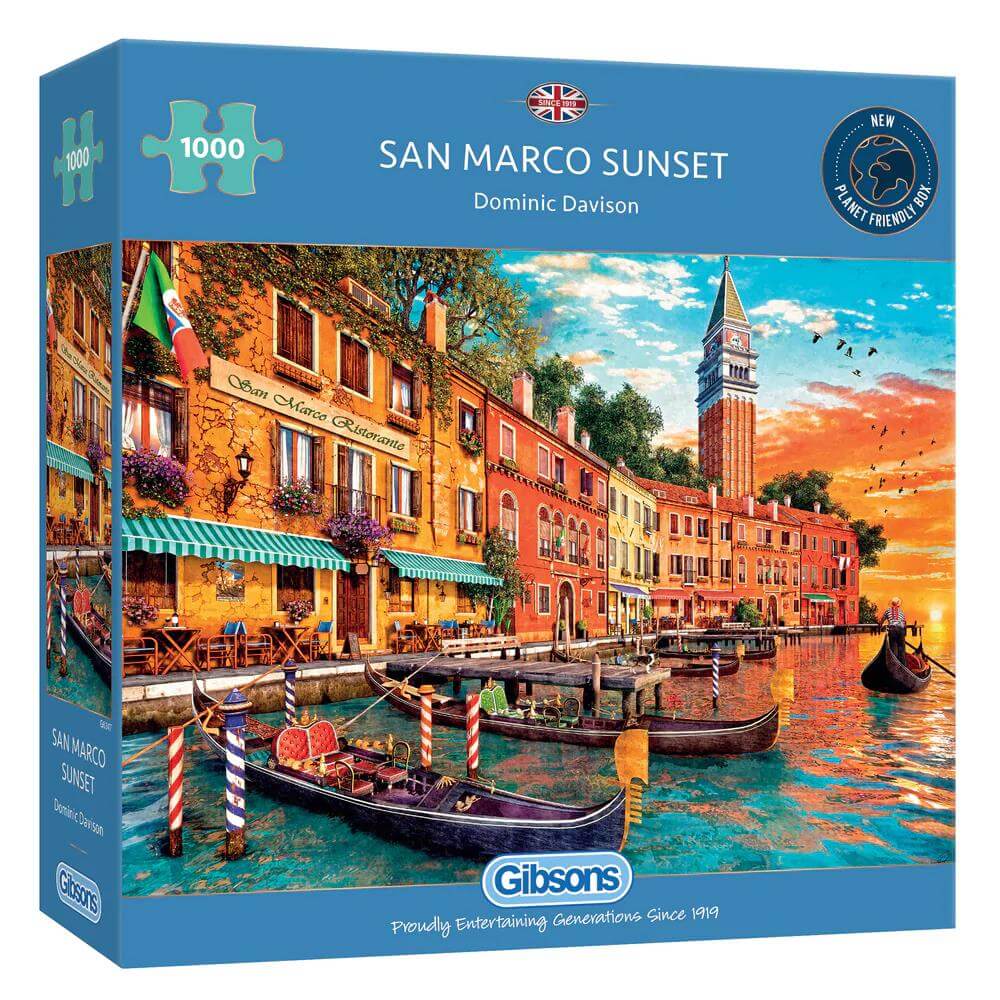 Gibsons San Marco Sunset 1000 Piece Puzzle